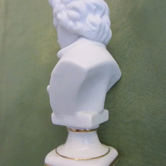 Andrea White Porcelain Composers Busts Made In Japan
